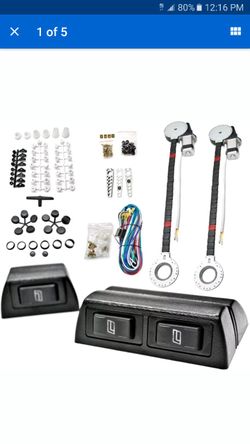 (2) 2 Power Window Conversion Kits New