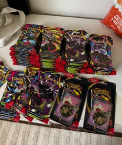 46 packs of pokemon pitch black