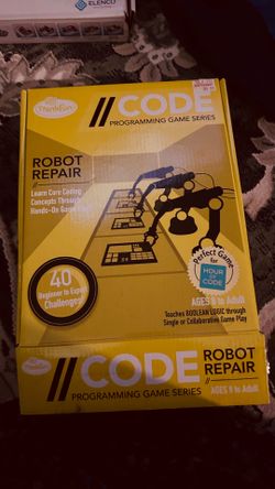 Robot repair code programming game series