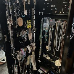 Jewelry Box Stand Up Mirror 