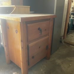 Wooden Night Stand 