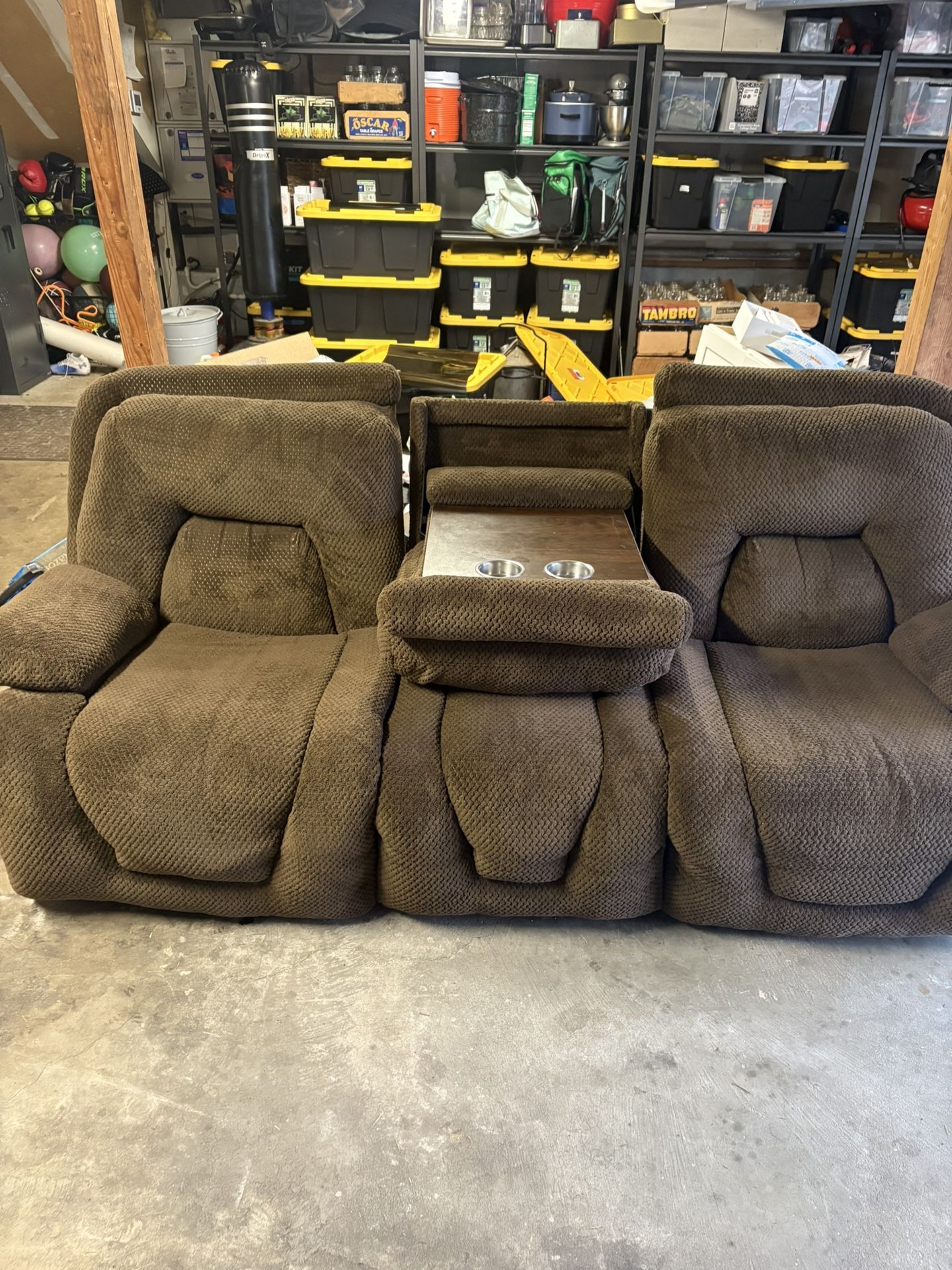 Brown couch