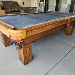 Pool Table Olhausen 9 Foot W/install , New Felt , New Pockets