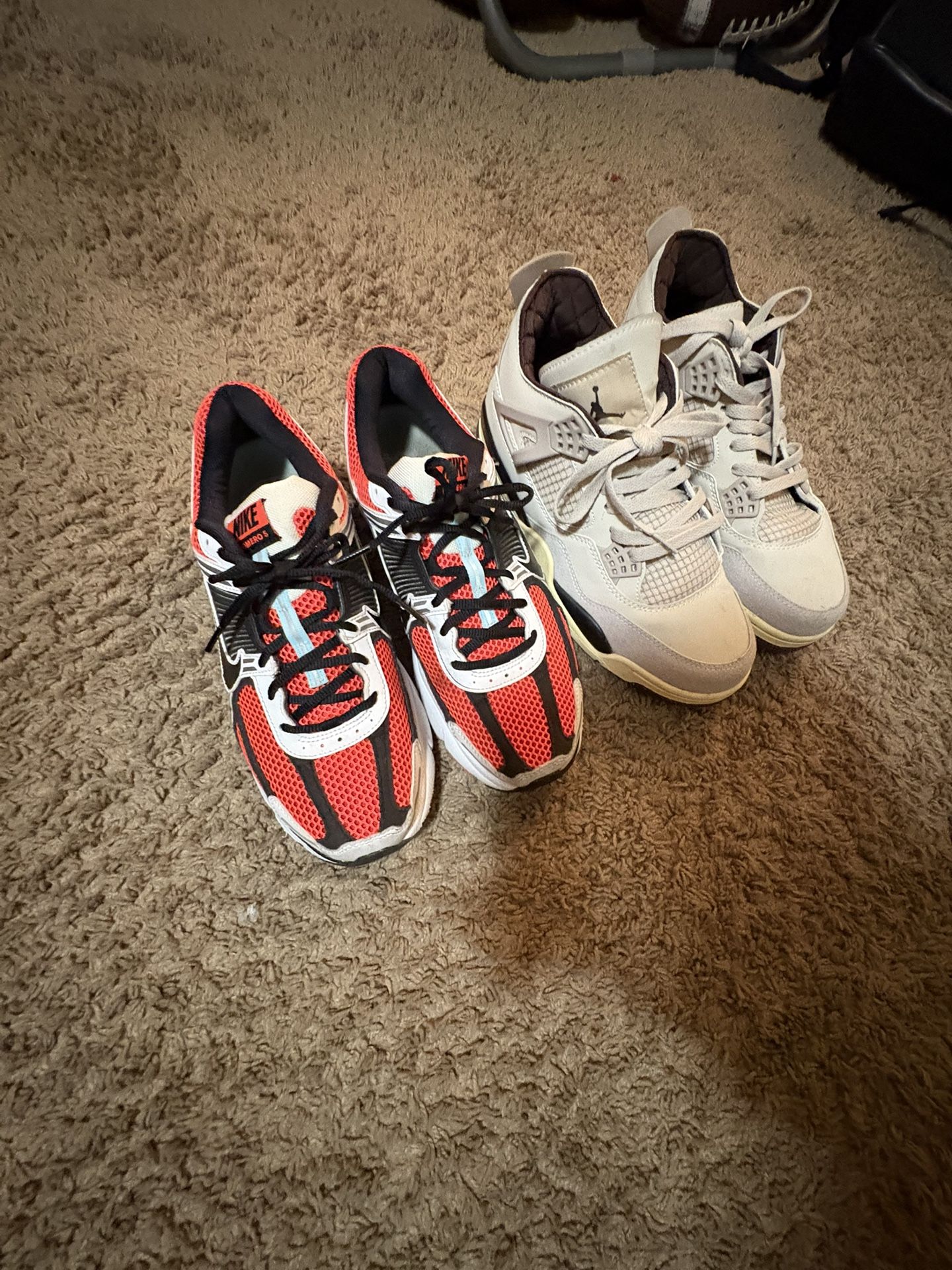 Jordan 4’s + Nike Vomeros