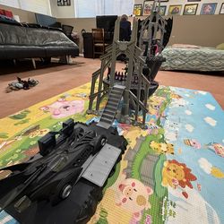 Vintage 1990s Batman Batcave Playset