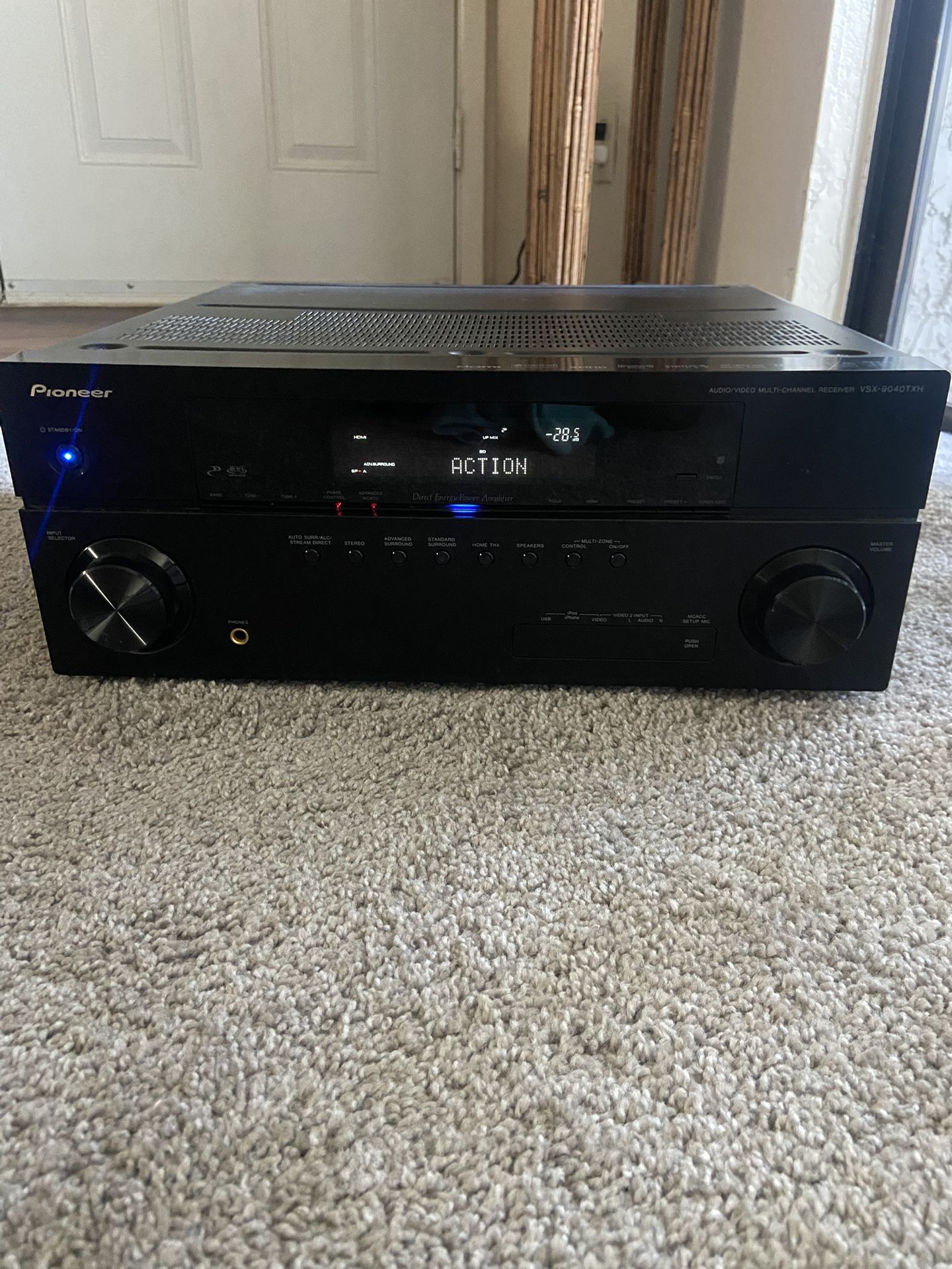 Pioneer VSX-9040TXH Receiver – Works – With Remote