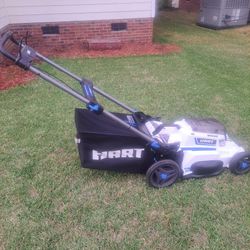 Hart lawnmower battery operated