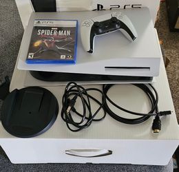 (Feature Packed): Sony PS5 Disc Console White Bundle - Boxed, Controller + 2TB Samsung 980 Pro M.2 SSD