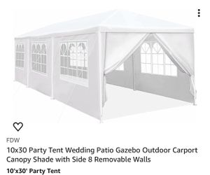 Party Tent 10 X 30 