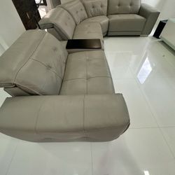 Grey L shaped Sofa