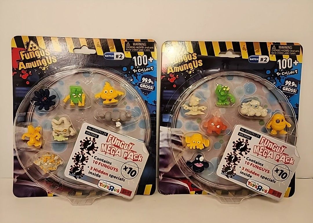 Fungus Amungus Lot of 2 Toy R Us Funguy Mega Pack 10 Figures 3 Mystery NEW