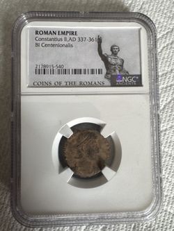 Ancient Roman Coin – Constantius II (AD 337–361) – NGC Certified