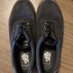 Men's Size 10 Dark Grey/Black Vans