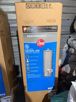 Title: New Rheem Performance Plus 40-Gallon Natural Gas Water Heater 550 brand new