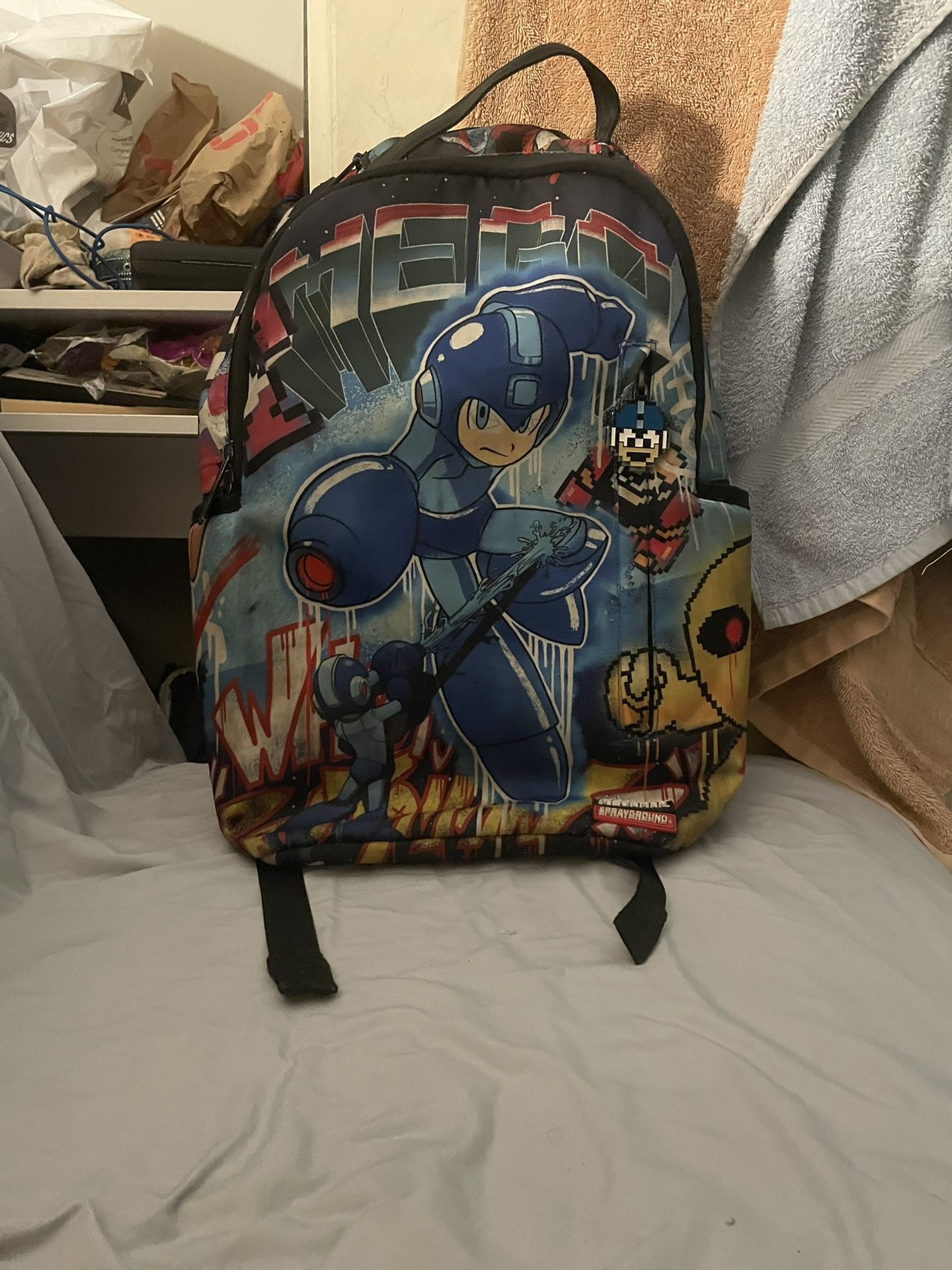 (RARE) Sprayground BackPack Megaman Vandal