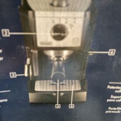Brand New Delong, Espresso, And Cappuccino Machine, No Inbox