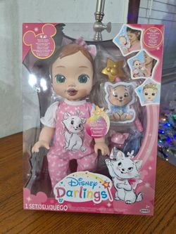New!! Disney Darlings Doll Marie Toy Girls Kids Gift Touch & Motion Wand 13"