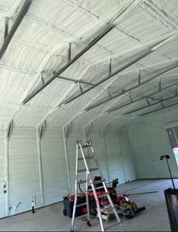 Spray foam insulation
