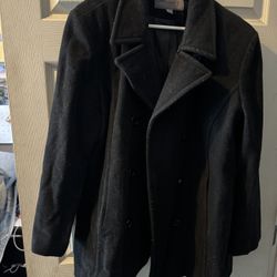 Black pea coat