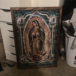 Mary Wooden Frame Art