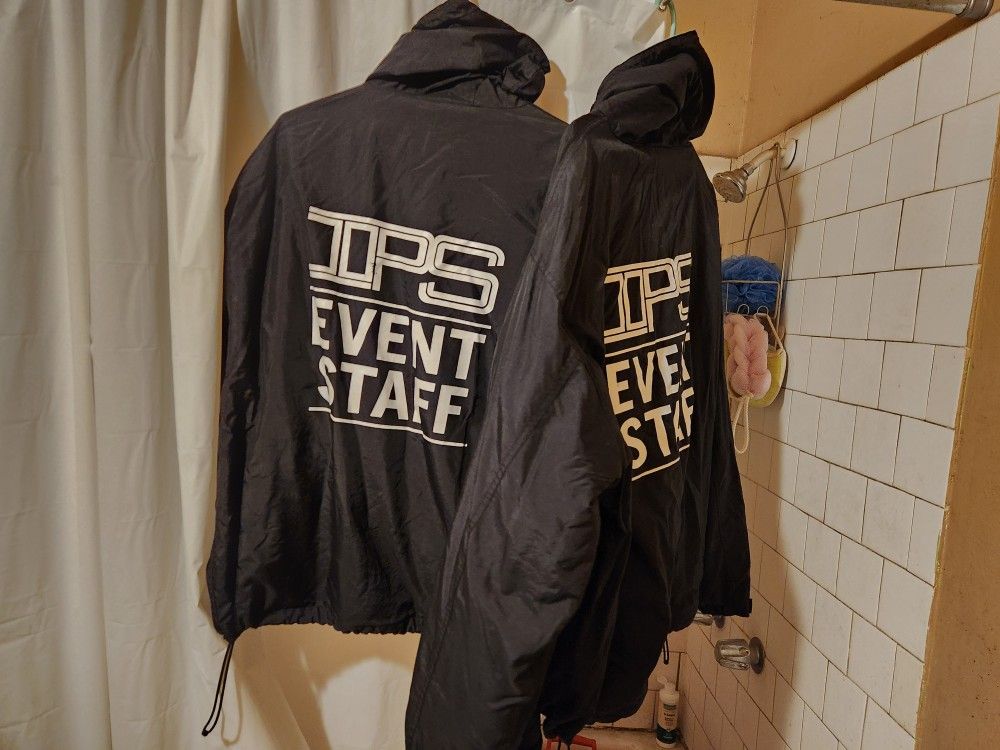 IPS Event Staff Jackets Men 2 XL "Rave Music Concert Staff Jackets"
