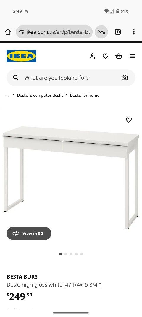 Ikea BESTÅ BURS Desk