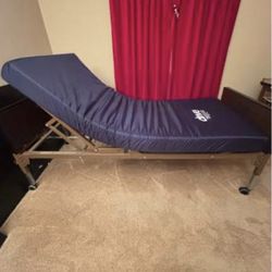 Electric Adjustable Bed w/Railings and Remote - $300 (West Sacramento)