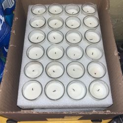 36 White Candles