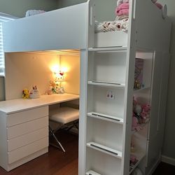Loft Bed For Kids With Desk