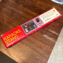 Vintage Lo Duca Bros Karaoke Stand – New In Box