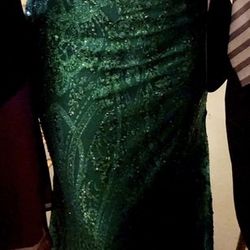 Emerald Green Dress