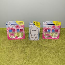 2 Febreze 2 Refills Downy April Fresh/1 Warmer