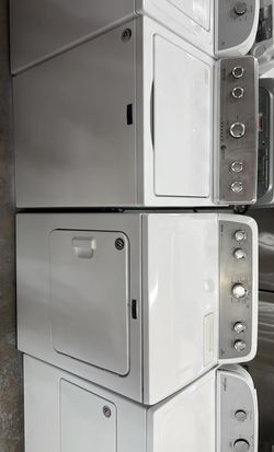 Maytag Top Load Washer & Dryer Set – Agitator, White, Tested
