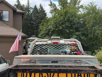 Truck Bed fuel setup- Aluminum tool box, fuel tank, GPI pump & headache rack