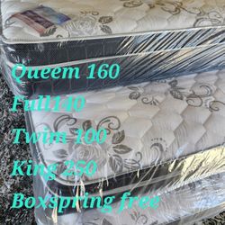 Mattress Pillow Top New 