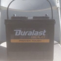 CAR BATTERY DURALAST NEW!!