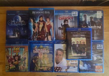 Brand new sealed blu ray movies