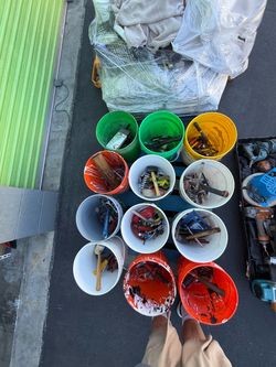 Buckets of hand tools and stuff $20 ea bucket