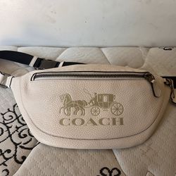 Coach White Leather Collector’s X body 