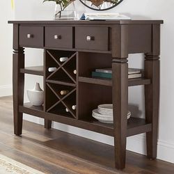 Winslow Brown Cherry Finish Sideboard