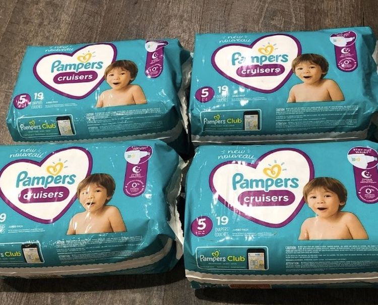 Pampers cruisers diapers Size 5