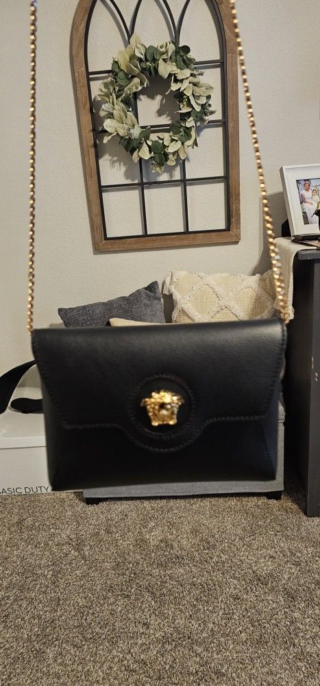 Versace La Medusa Envelope Clutch