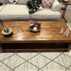 Solid Wood Coffee Table 