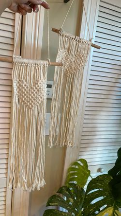 Macrame Hangers x2