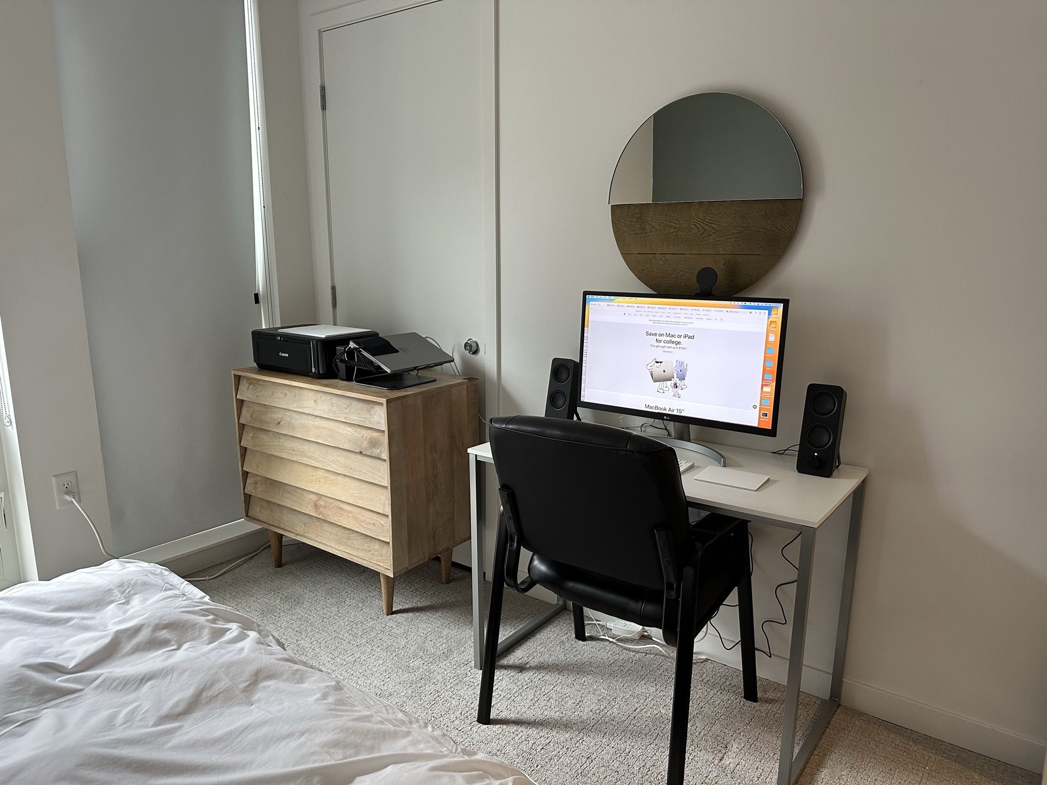 Modern White Desk for Office