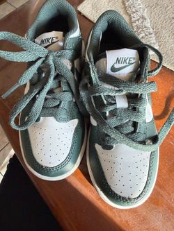 Nike Dunk Low White and Green