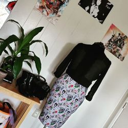 Pencil Skirt SPOOKYBoo Nightmare Before Christmas Corps Bride 