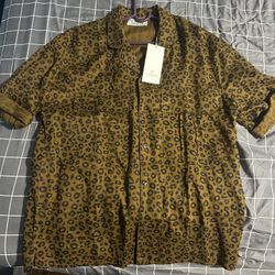 Scotch And Soda Button Down Leopard Print 