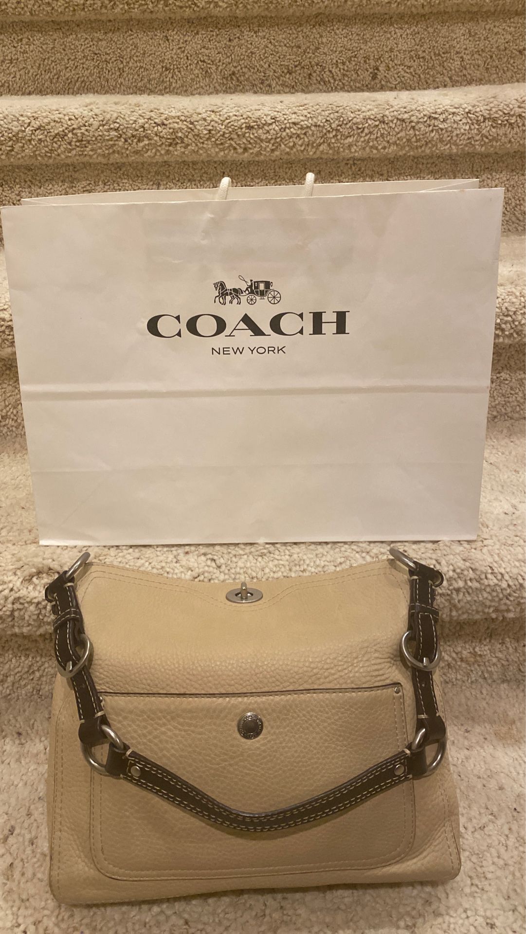 Coach Beautiful Soft Buttery Leather. New Condition. Paid $395