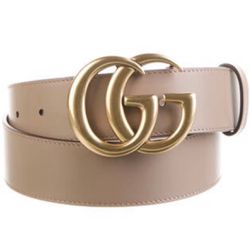Gold Gucci Logo With 
